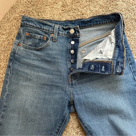 Levi's 501 Skinny High Rise Denim W28 L30 - Picture 5 of 6